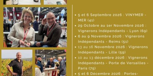Save the date : les Salons du Domaine - 2ème semestre 2026