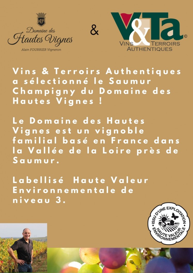 Authentic Wines & Terroirs love our Saumur Champigny Authentic Wines & Terroirs love our Saumur Champigny
