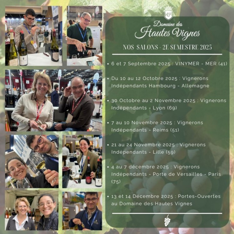 Save the date : les Salons du Domaine - 2e semestre 2025 Save the date : les Salons du Domaine - 2e semestre 2025