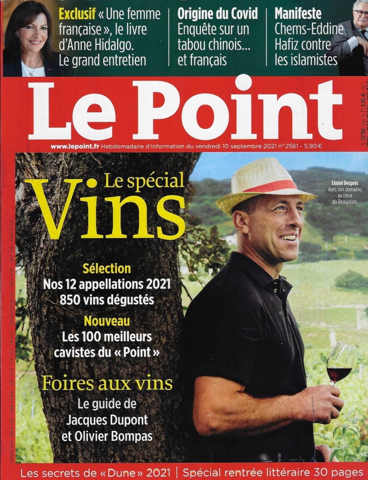 Saumur Champigny 2018 dans Le Point Spécial Vins avec 14/20 ! Saumur Champigny 2018 dans Le Point Spécial Vins avec 14/20 !